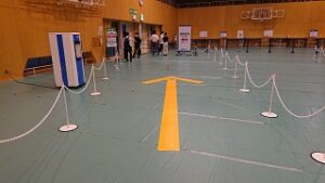 近畿大学　ワクチン接種会場の写真